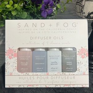 SAND+FOG Diffuser Oils Collection - Pink, Blue, White, Gray Scents